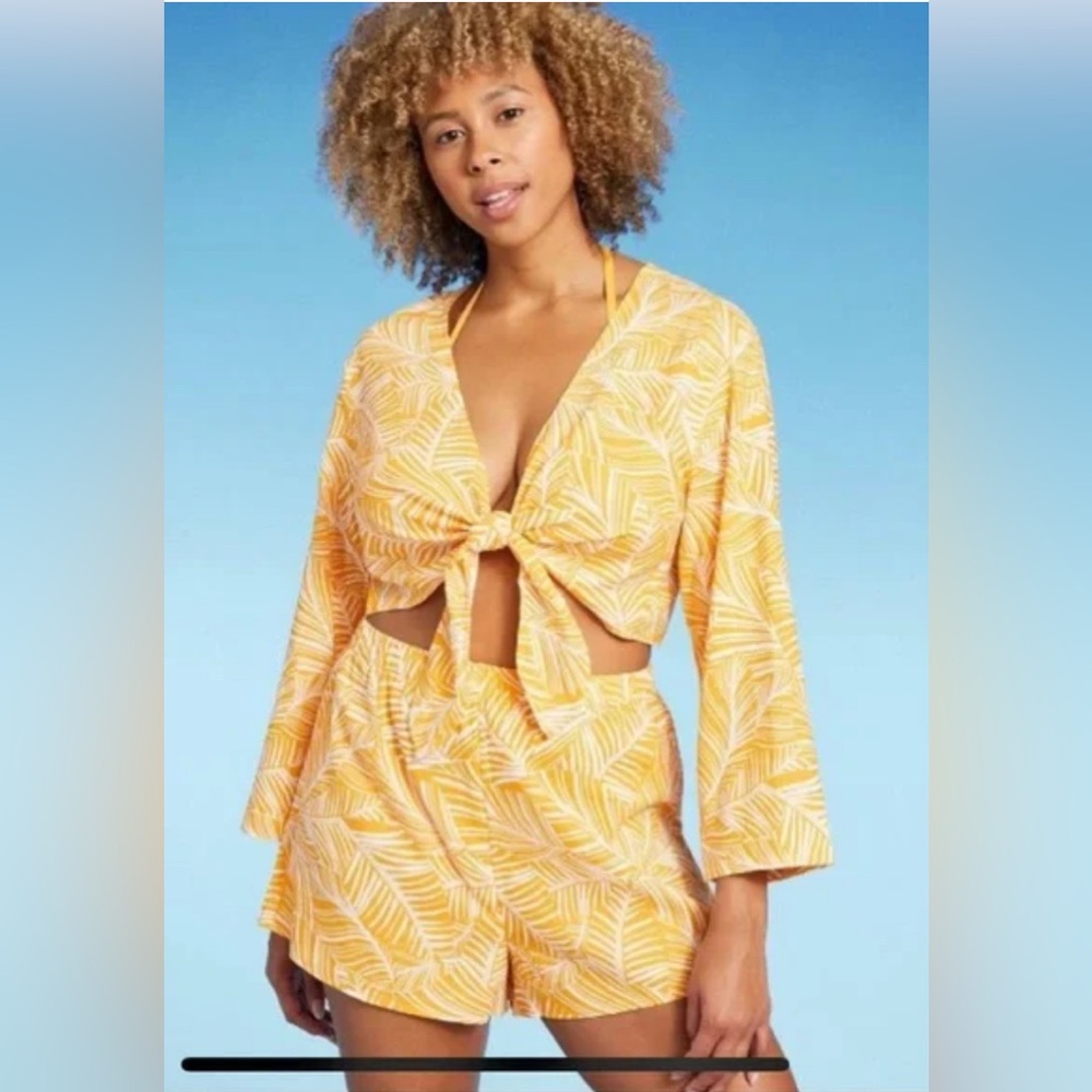 Shade & Shore 2-Piece Swimsuit Cover-Up Set